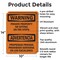 Signmission Private Property No Sitting On The Steps OSHA Warning Sign, Aluminum, 10in W x 14in L, 2PK OS-2PACK-WS-A-1014-L-12778 - alternate 5